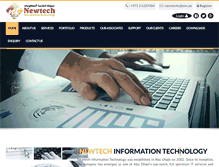 Tablet Screenshot of newtechc.com